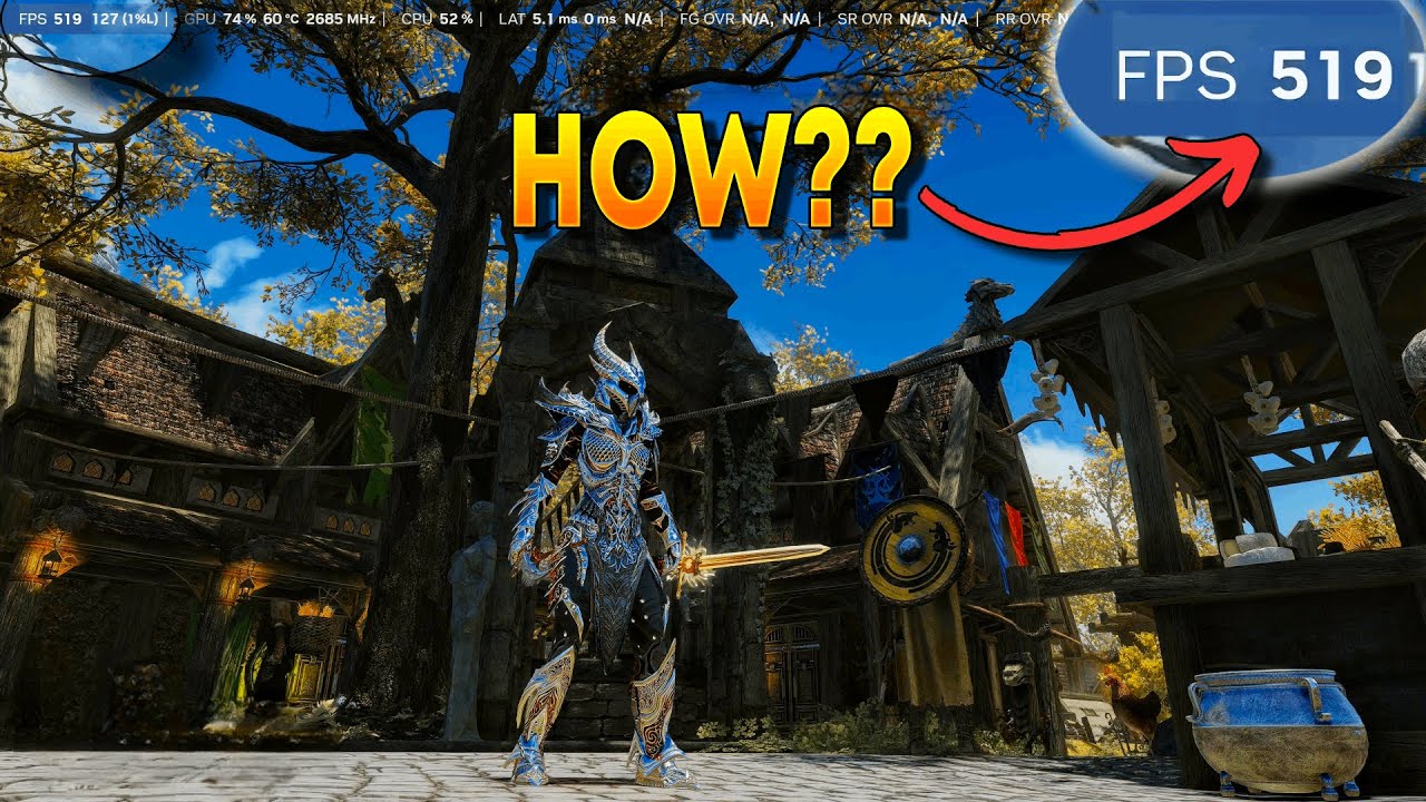 I Bought Pure Dark's DLSS Mod (Skyrim Nolvus Install Guide & FPS Test)