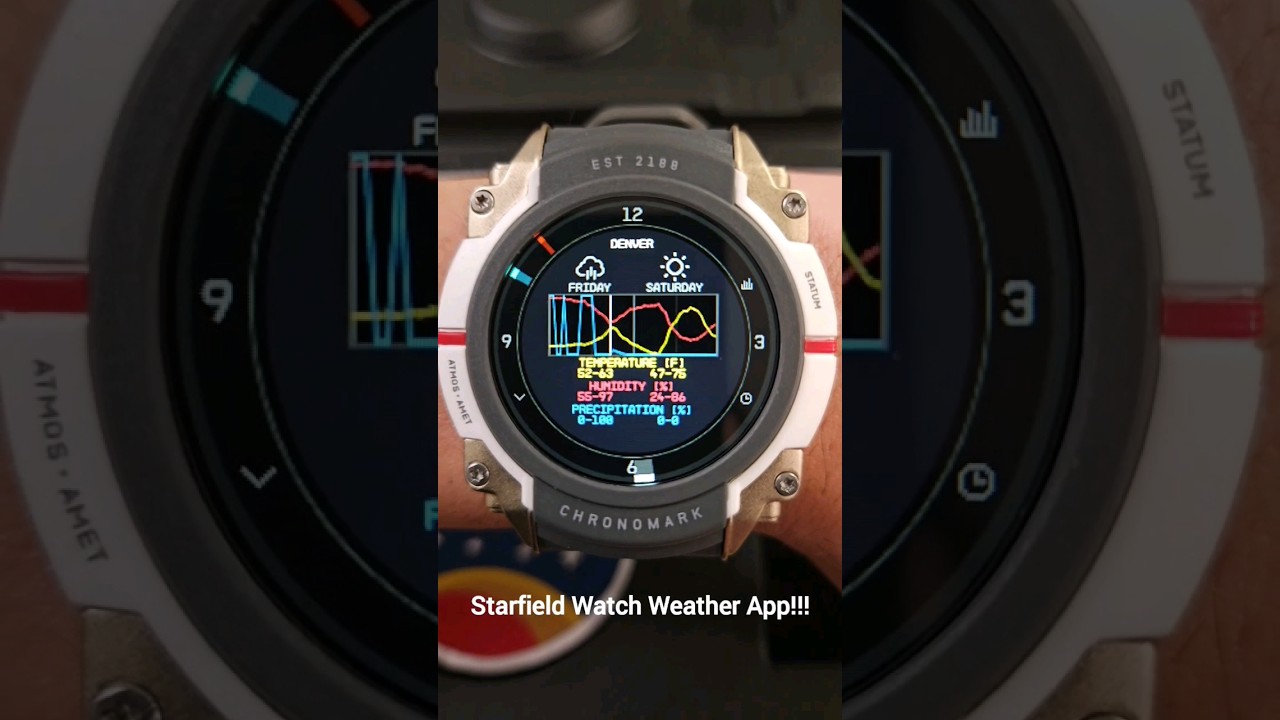 Starfield Watch Weather App Update! 🌤️